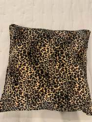 Homewares: Designer Bespoke Cushion - Animal Print Velvet