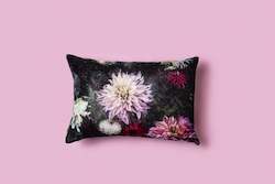 PETITE DAHLIA DREAM // THE DARKNESS - SILK VELVET CUSHION