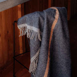 Weave Lumsden Throw - Navy