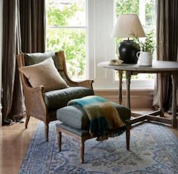 Homewares: Chester Armchair and Ottoman