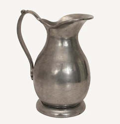 Homewares: Pewter Jug with Flat Handle Small