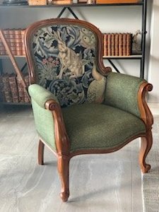 Bespoke Mahogany Grandfather Chair