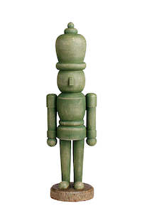 Green Wood-Look Toy Soldier - Large