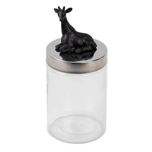 Giraffe Glass Jar