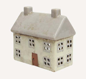 Alsace Cottage Tea Light Light Grey