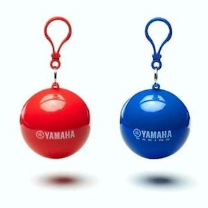 Motorcycle or scooter: Yamaha Rain Poncho Ball (Keyring and Rain Poncho in one)