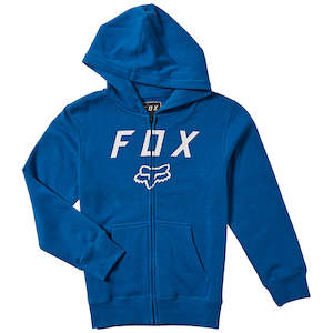 FOX YOUTH LEGACY MOTH ZIP FLEECE [ROYAL BLUE]