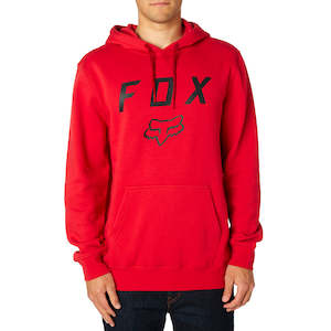 FOX LEGACY MOTH PULLOVER FLEECE [DARK RED]