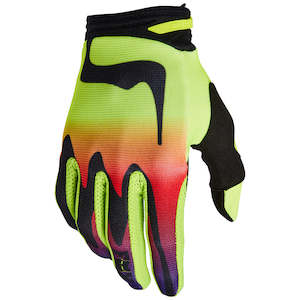 Motorcycle or scooter: FOX 180 GLOVES KOZMIK [FLO YELLOW]