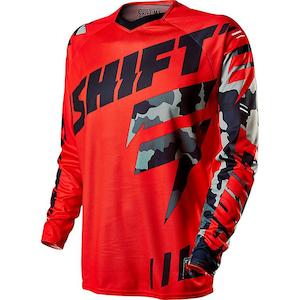 SHIFT FACTION CAMO JERSEY [RED]