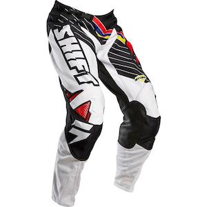 Motorcycle or scooter: SHIFT STRIKE STRIPES PANTS [BLACK]