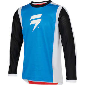 SHIFT YOUTH WHIT3 RACE JERSEY [WHITE/RED/BLUE] 25% off