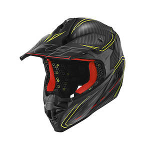 Motorcycle or scooter: Givi H601 Full Face MX Helmet black/neon - Large only