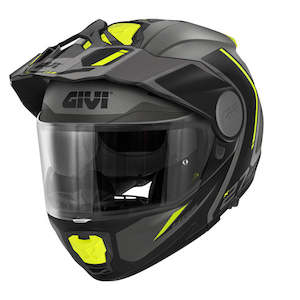 Givi HX27 Flip front helmet - matt black / yellow