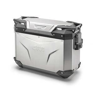 Givi Trekker Outback EVO 37 lt Cam-Side Case Silver (single)