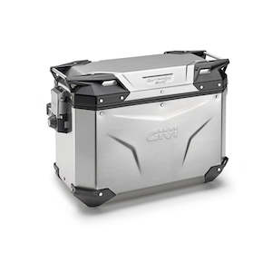 Givi Trekker Outback EVO 48 lt Cam-Side Case Silver (single, left)