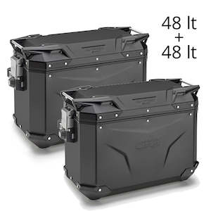 Givi Trekker Outback EVO 48 lt Cam-Side Cases Black (pair)