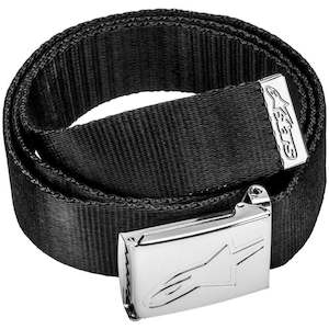 Ageless Web Belt Black/Chrome