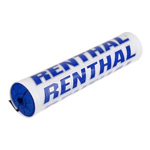 Renthal SX Handlebar Pad (10in) - White / Blue