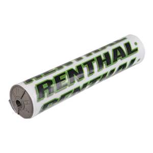 Renthal SX Handlebar Pad (10in) - White /Green