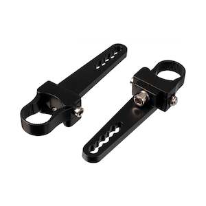 Whites LED Light Bar Tube Mount Brackets 1" Pair (25.4mm)