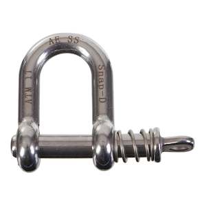 Snap-D Stainless Steel D-Shackle - 8mm