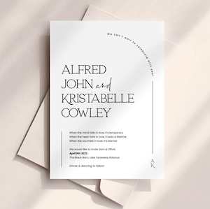 Kristabelle - Wedding Invitation