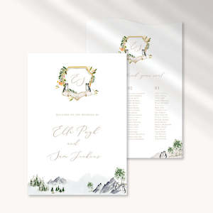 Artwork preparation: Elle - Wedding Signage Package