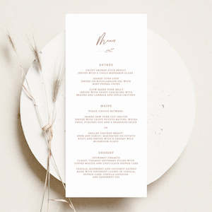 Artwork preparation: Carmen - Wedding Menu Cards