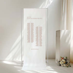 Arabella - Linen Seating Chart