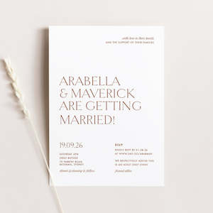 Arabella - Wedding Invitation