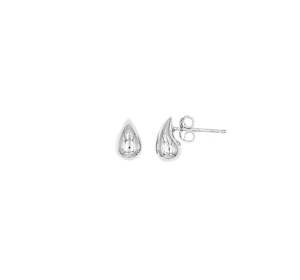 Sterling Silver Teardrop Stud Earrings