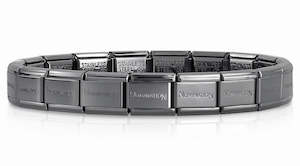 Nomination Bracelet 13cm Gun Metal