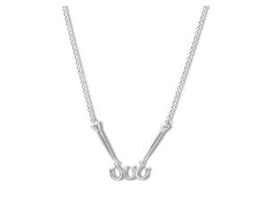 Sterling silver Horseshoe and Nail Necklace