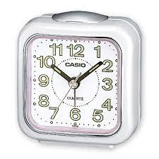 Clocks Barometers: Casio White Alarm Clock