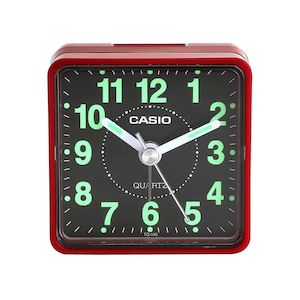 Clocks Barometers: Red Casio Alarm clock