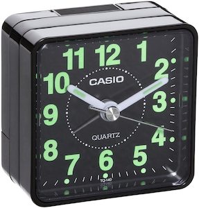 Clocks Barometers: Black Casio Alarm Clock