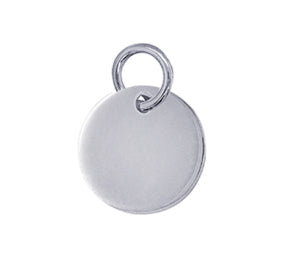 Sterling Silver 9.5mm Round Pendant