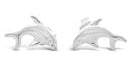 Childrens Jewellery: Sterling Silver Dolphin Stud Earrings