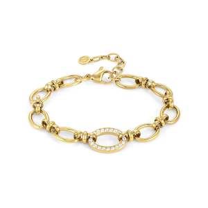 Nomination Steel Gold Plated Affinity Bracelet 028603/012