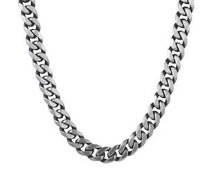 Stainless Steel Antique Gunmetal Chain