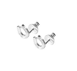 Breeze Silver Horseshoe Small Earrings