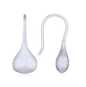 Sterling Silver Teardrop Hooks