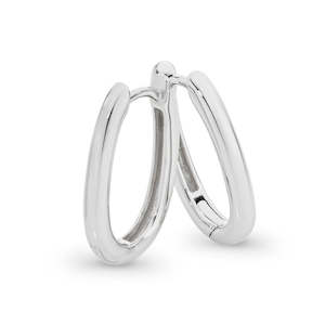 Sterling Silver U Shaped Huggies