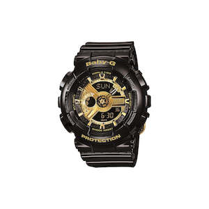 Black & Gold Baby G Watch