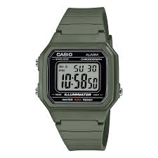 Casio: Mens Casio Digital Khaki Green