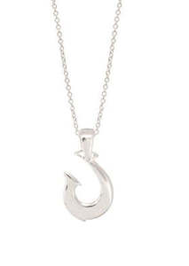 Christmas 2022 Collection: Sterling silver swinging hook pendant (pendant only)