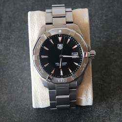 Watch: Tag Heuer, Aquaracer, 41mm, Black dial, Quartz, Model WAY1110.BA0928