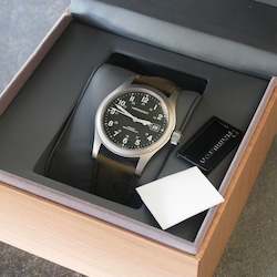 Watch: Hamilton, Khaki Field, Mechanical, Green dial, 38mm, H69439363 (new/unworn)