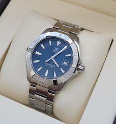 Tag Heuer, Aquaracer, 41mm, Blue dial, Quartz, excellent condition, model - WAY1112.BA0928